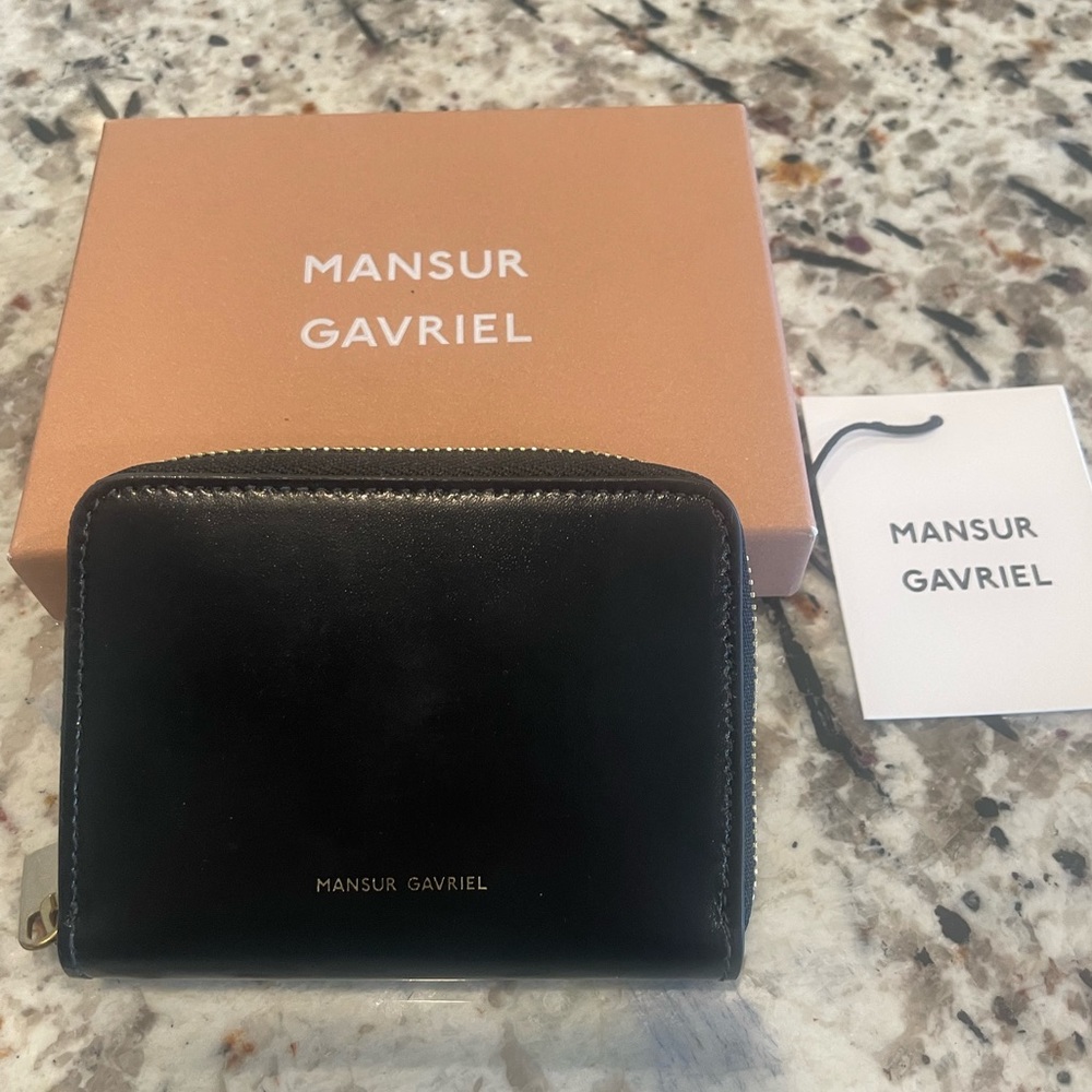 Mansur Gavriel compact zip wallet/card case